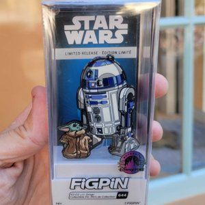 Disney Star Wars LR Edition FiGPiN R2D2 with Grogu Collectible Pin #644